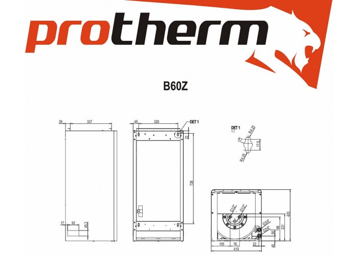Бойлер косвенного нагрева Protherm WH B60Z