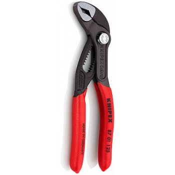 Переставные клещи KNIPEX COBRA , 32 мм (1 1/4 ), под ключ 30 мм, 150 мм, серые, 1К ручки