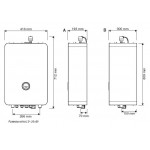 Электрический котёл отопления одноконтурный настенный Bosch Tronic Heat 3500 18 RU
