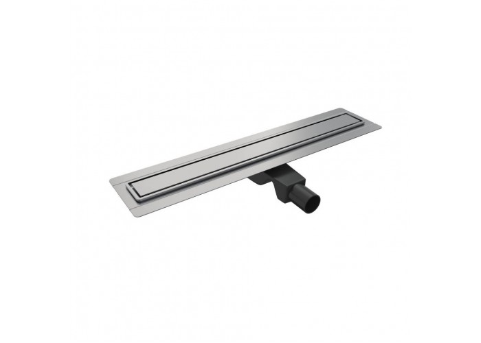 Дренажный канал Timo BASIC Steel SG-60см с декоративной панелью STRIP