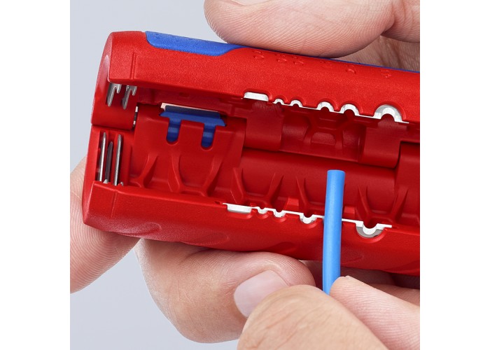 Труборез-стриппер KNIPEX для гофротрубы, 13-32 мм, зачистка: 0.2-4 мм?, длина 100 мм, SB
