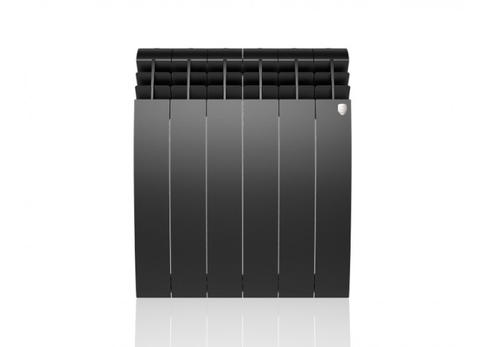 Биметаллический секционный радиатор Royal Thermo Biliner Noir Sable 500 / 6 секций