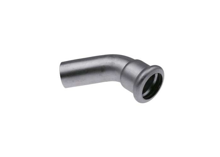 Отвод KAN-therm пресс INOX нерж. ниппельный 45 35х35