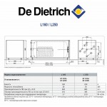 Бойлер косвенного нагрева De Dietrich L 160