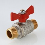 Кран шаровой VALTEC Base 1/2 НН, бабочка