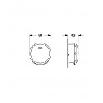 Сливной-переливной гарнитур Grohe Talentofill 19952000