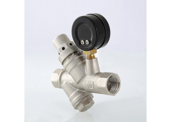Подпиточный клапан VALTEC с фильтром и манометром 1/2