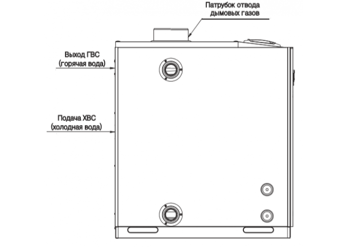 Напольный дизельный котел отопления, двухконтурный Navien LST-40KG