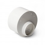 Переход PRO AQUA Stilte эксцентрический белый 50x40 внут.канализация
