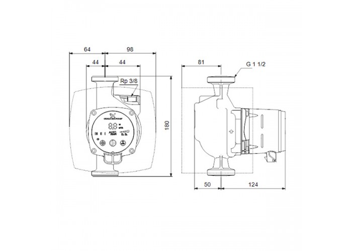 Циркуляционный насос Grundfos ALPHA2 25-40 A