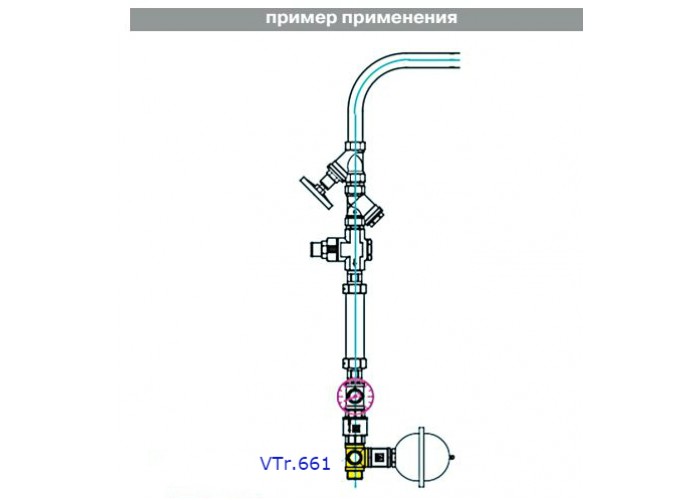 Крестовина VALTEC двухплоскостная 1/2 наружная резьба, никелированная латунь