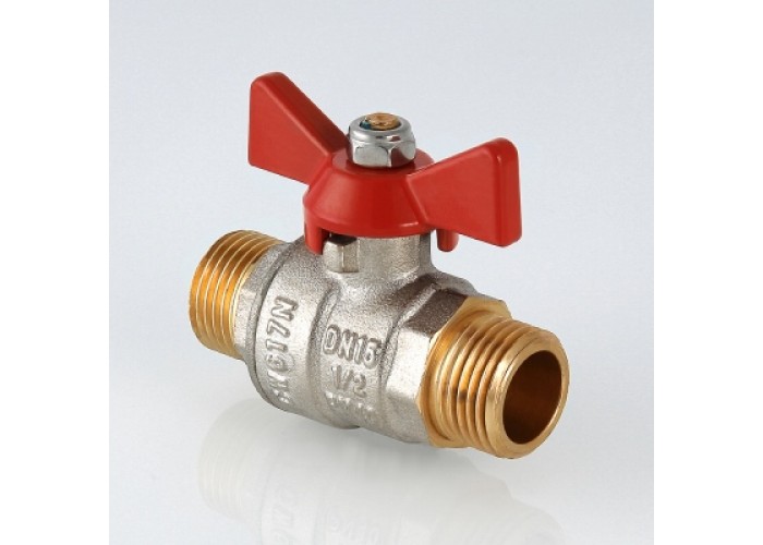 Кран шаровой VALTEC Base 1/2 НН, бабочка