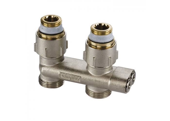 Узел нижнего подключения Flamco D1/50 прямой, G 1/2 НР x G 3/4 НР