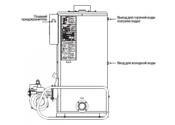 Напольный газовый котел отопления, атмосферный Navien 1535GPD