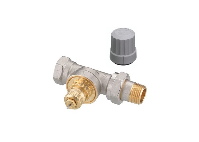 Клапан терморегулирующий Danfoss радиаторный, RTR-G Ду15, 1/2 , прямой никелированный (для однотрубной системы)