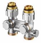 Узел нижнего подключения Oventrop Мultiflex F ZBU 1/2x3/4 прямой, с преднастройкой