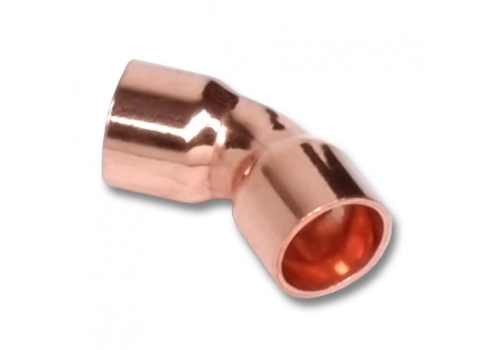 Отвод Sanha 5041, 45 гр. ВП-ВП, медь, 42