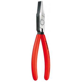 Плоскогубцы KNIPEX тупоносые, рифлённые губки 30 мм, 160 мм, чёрные, 1К ручки