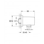 Подключение душевого шланга Grohe Euphoria Cube 27704000