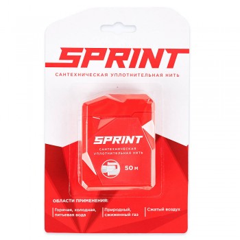 Уплотнительная нить Сантехмастер SPRINT сантехническая 50 метров бокс, блистер