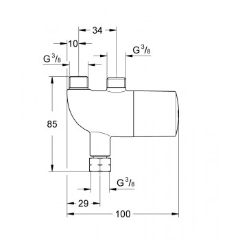 Центральный термостат Grohe Grohtherm Micro 34487000