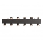 Стальной распределительный коллектор Rommer 3(4) отопительных контура 1 1/2 x 1 1/2