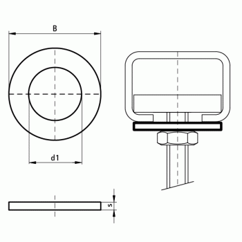 Шайба Walraven BIS WM0-35 17,0х30 мм, М16