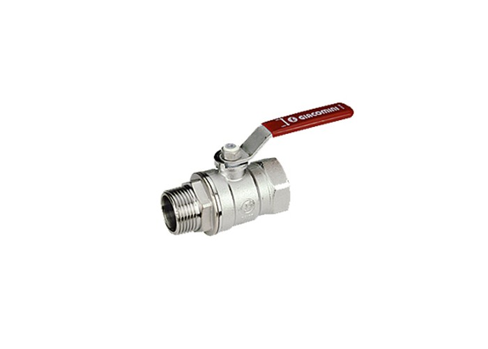 Кран шаровой Giacomini R254DL cтандартнопроходной, ручка рычажная, НВ 3/4