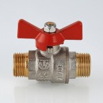 Кран шаровой VALTEC Base 1/2 НН, бабочка