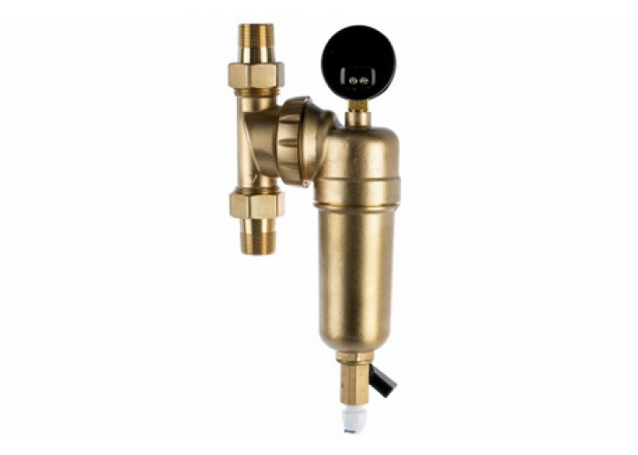 Фильтр Гейзер Бастион 322 - 3/4 с поворотным механизмом и манометром