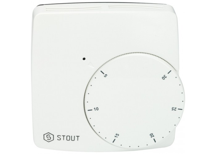 Комнатный термостат Stout WFHT-BASIC для нормально-закрытых сервоприводов