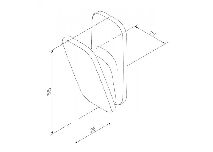 Крючок для полотенец AM.PM Inspire 2.0 A50A35500
