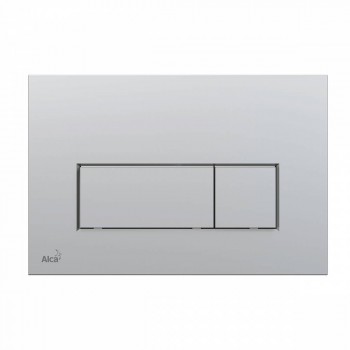Кнопка смыва, пластик, матовый хром Alcaplast M572