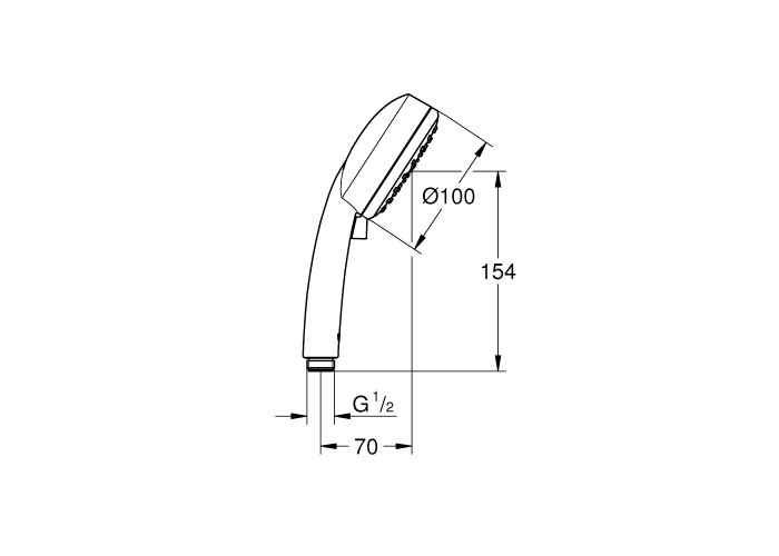 Душевая лейка Grohe New Tempesta Cosmopolitan 27571002