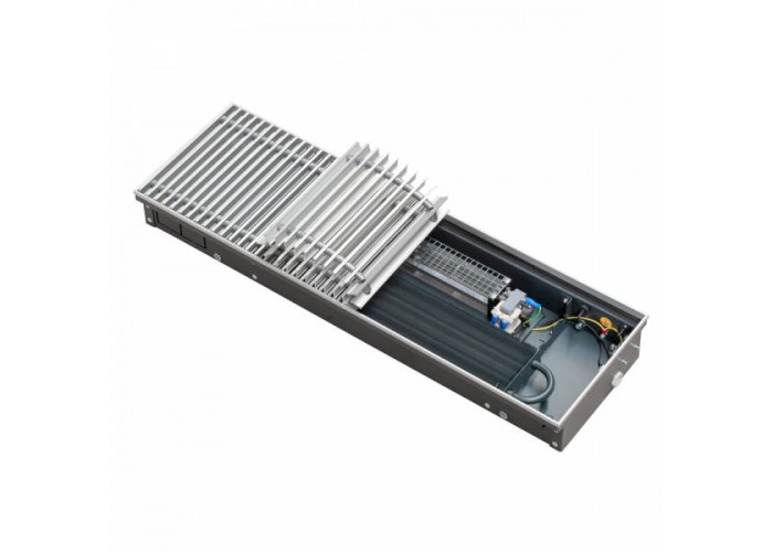 Внутрипольный конвектор с вентилятором Techno KVZV 350-85-2000
