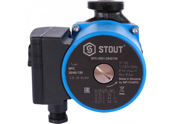 Циркуляционный насос Stout 25/40-130