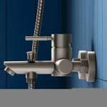 Смеситель для ванны с душем Dorff Logic SS D3010000SS Смеситель для ванны с душем Dorff Logic SS D3010000SS