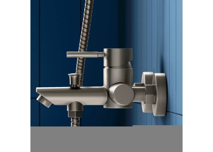 Смеситель для ванны с душем Dorff Logic SS D3010000SS Смеситель для ванны с душем Dorff Logic SS D3010000SS