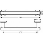Поручень Hansgrohe Logis Universal 41713000