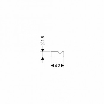 Крючок Hansgrohe PuraVida 41501000