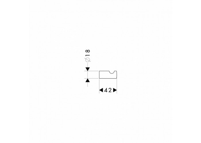 Крючок Hansgrohe PuraVida 41501000
