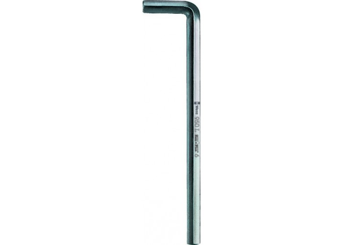 Г-образный ключ WERA 950 L хром, 3 x 126 мм
