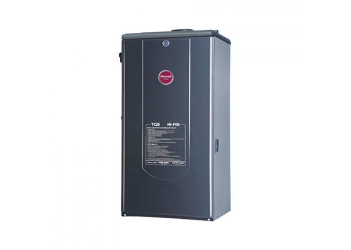 Напольный газовый котел отопления, двухконтурный Kiturami TGB HiFin-25