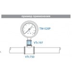 Удлинитель VALTEC 1/2 х 25 мм внутренняя-наружная резьба, никелированная латунь