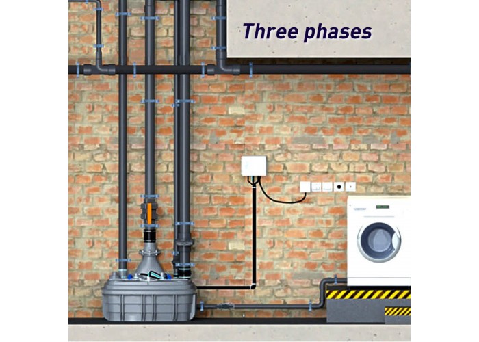 Канализационная насосная станция SFA SANICUBIC 2 XL Three phases