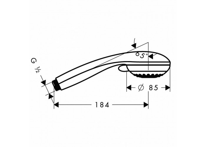 Душевая лейка Hansgrohe Crometta 85 Vario 28562000