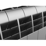 Биметаллический секционный радиатор отопления Royal Thermo Biliner 350 / Silver Satin / 1 секция