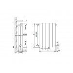 Биметаллический секционный радиатор Royal Thermo PianoForte Satin Silver 500 / 4 секции