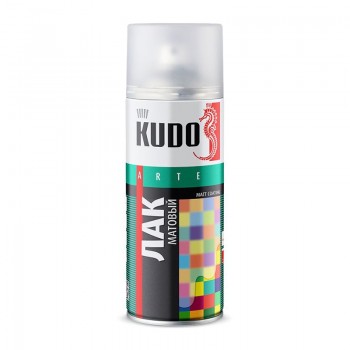 Лак Kudo KU-9004 аэрозольный акриловый матовый (0,52л)
