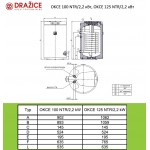 Комбинированный бойлер Drazice OKCE 125 NTR